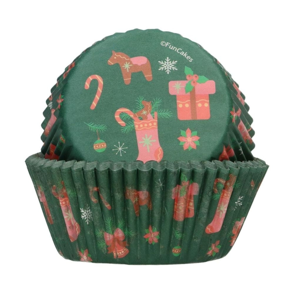 FunCakes Christmas Baking Cases x 48