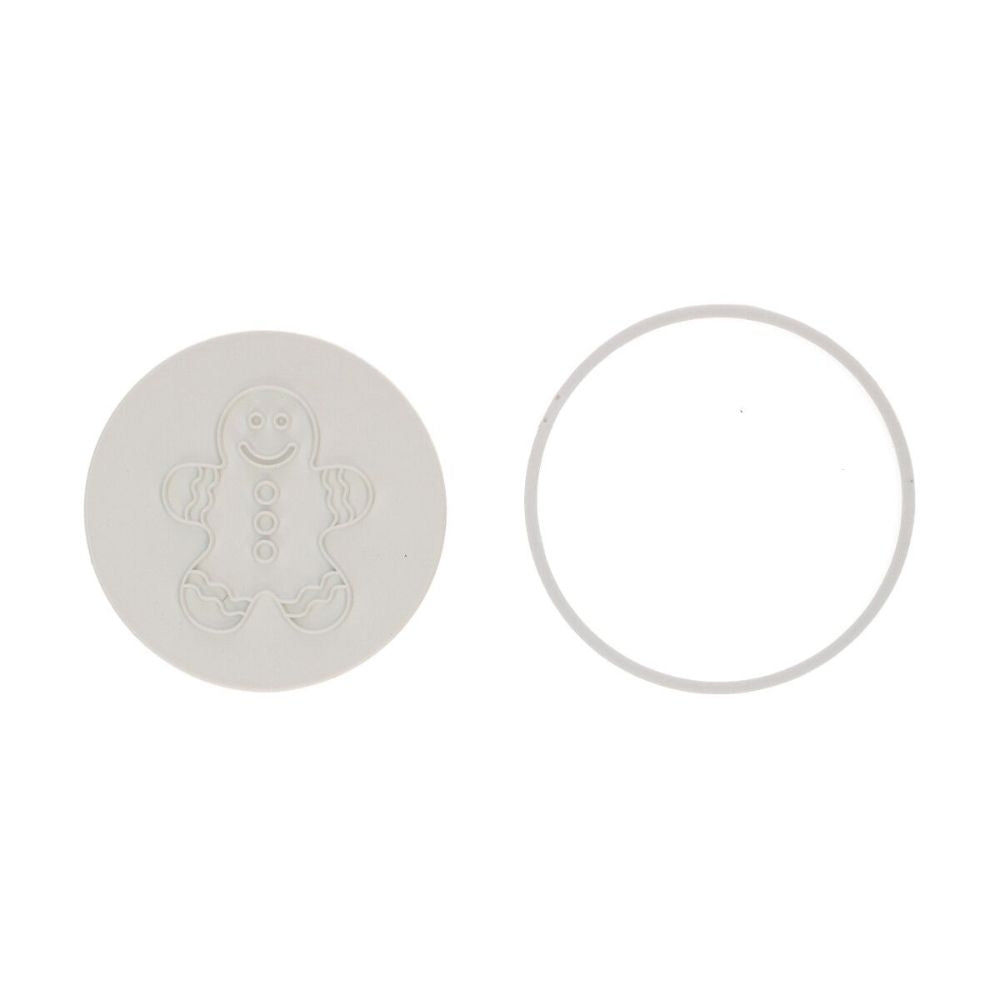 Wilton Gingerbread Man Cookie Cutter & Stamp