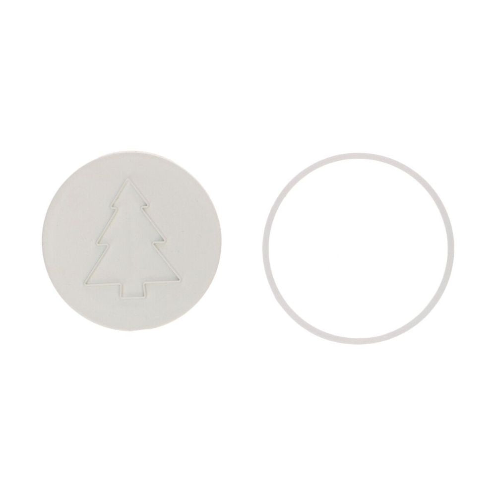 Wilton Christmas Tree Cookie Cutter & Stamp