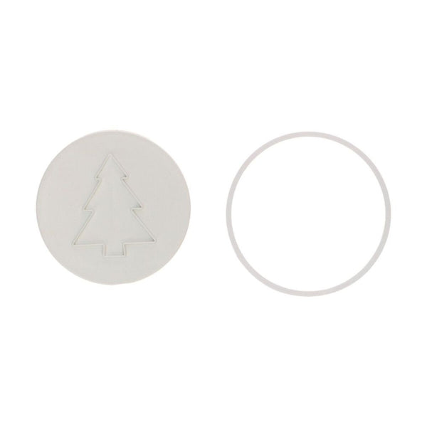 Wilton Christmas Tree Cookie Cutter & Stamp