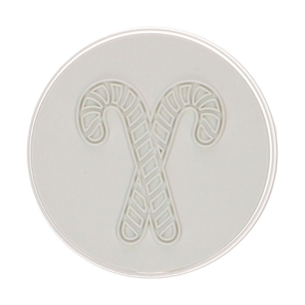 Wilton Candy Cane Cookie Cutter & Stamp