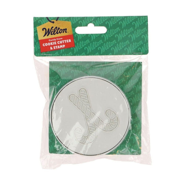 Wilton Candy Cane Cookie Cutter & Stamp