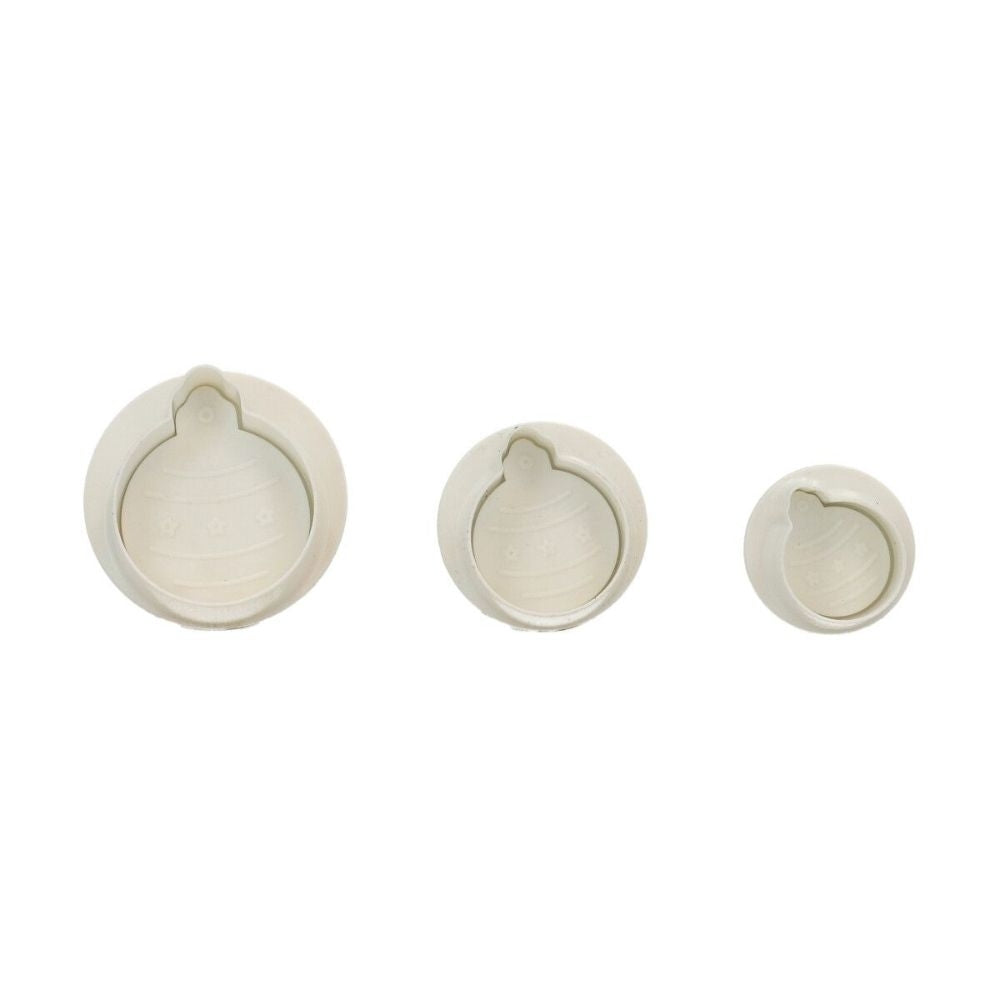 Wilton Christmas Ornament Plunger Cutter Set Of 3