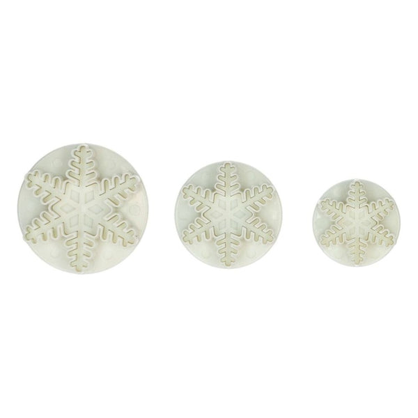 Wilton Snowflake Plunger Cutter Set Of 3