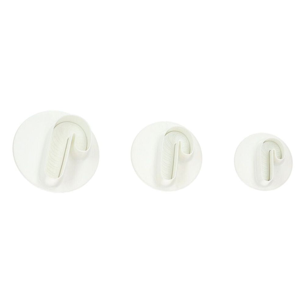 Wilton Candy Cane Plunger Cutter Set Of 3