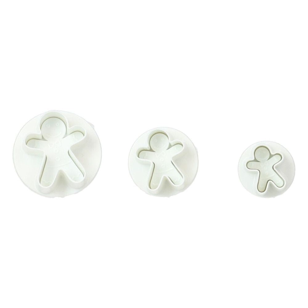 Wilton Gingerbread Man Plunger Cutter Set Of 3