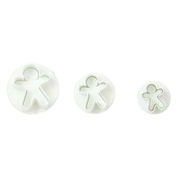 Wilton Gingerbread Man Plunger Cutter Set Of 3