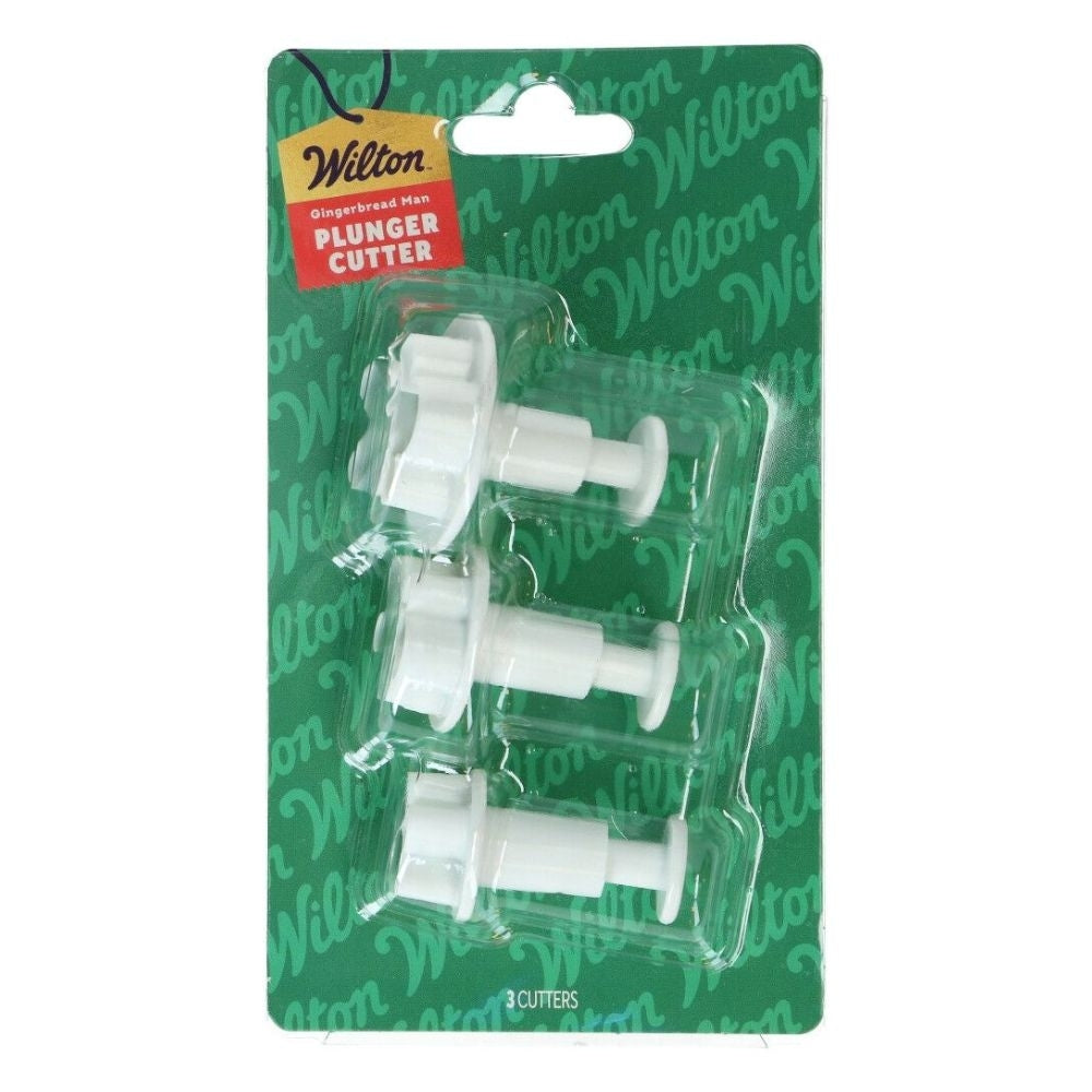 Wilton Gingerbread Man Plunger Cutter Set Of 3