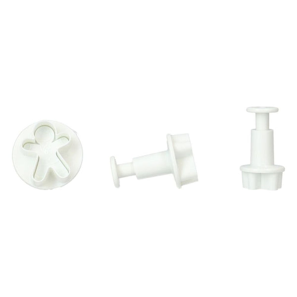 Wilton Gingerbread Man Plunger Cutter Set Of 3