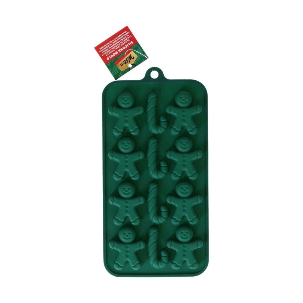 Wilton Gingerbread Man, Candy Cane Silicone Mould