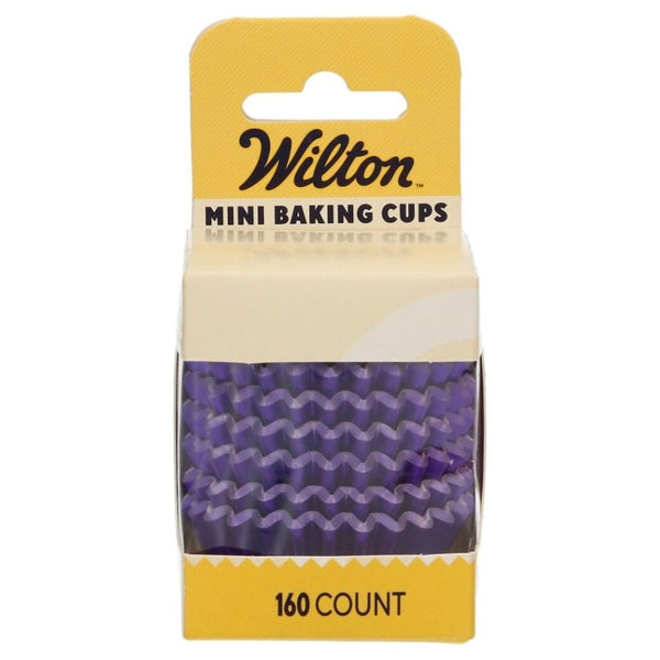 Wilton Purple Metallic Mini Baking Cases x 160