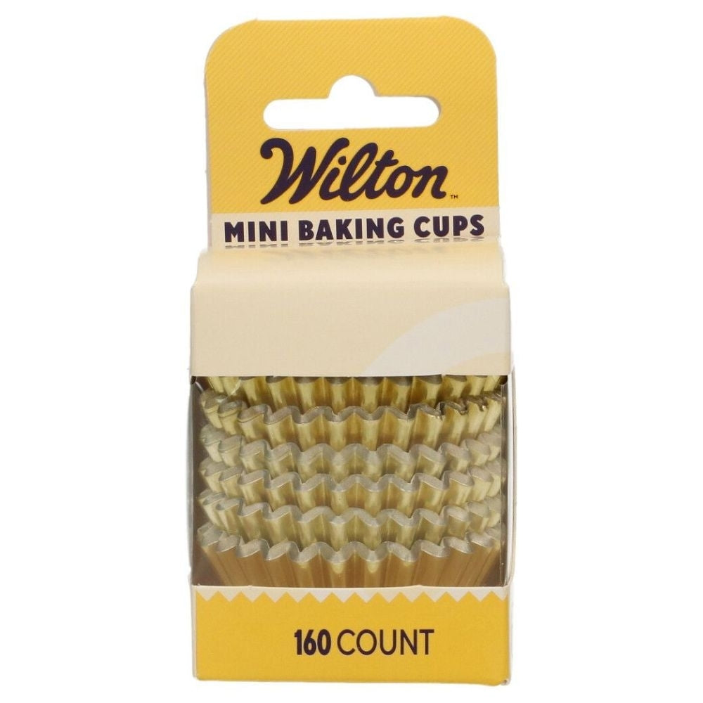 Wilton Gold Metallic Mini Baking Cases x 160