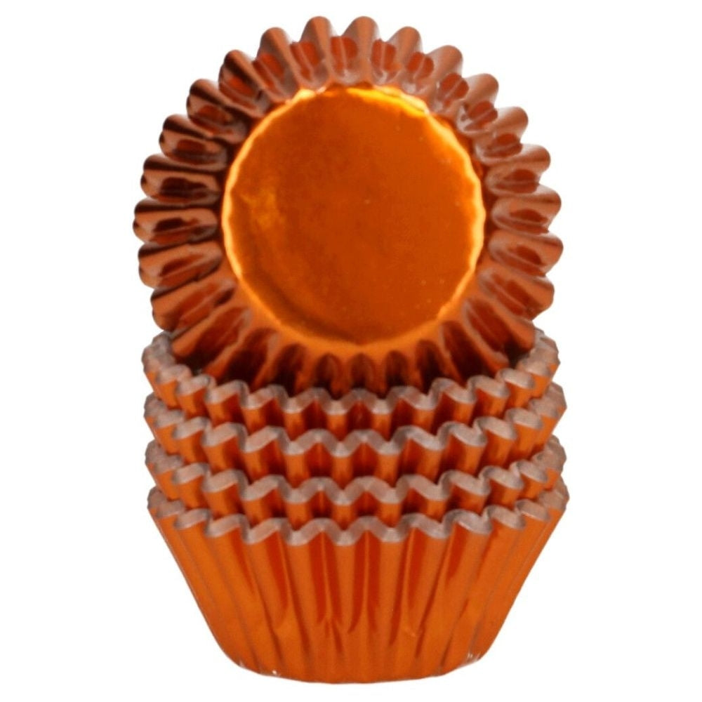 Wilton Orange Metallic Mini Baking Cases x 160
