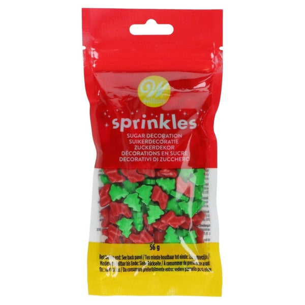 Wilton Holiday Trees & Socks 3D Sprinkle Mix 56g
