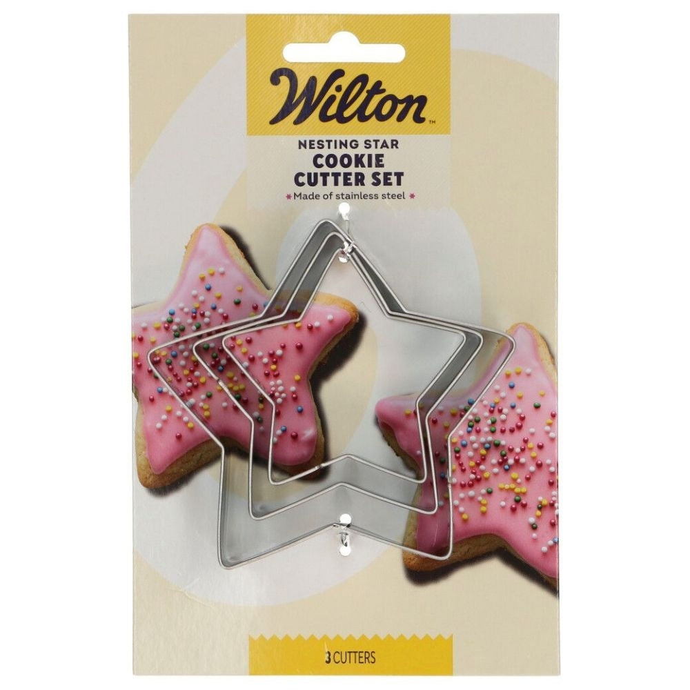 Wilton Star Nesting Cookie Cutter Set Of 3