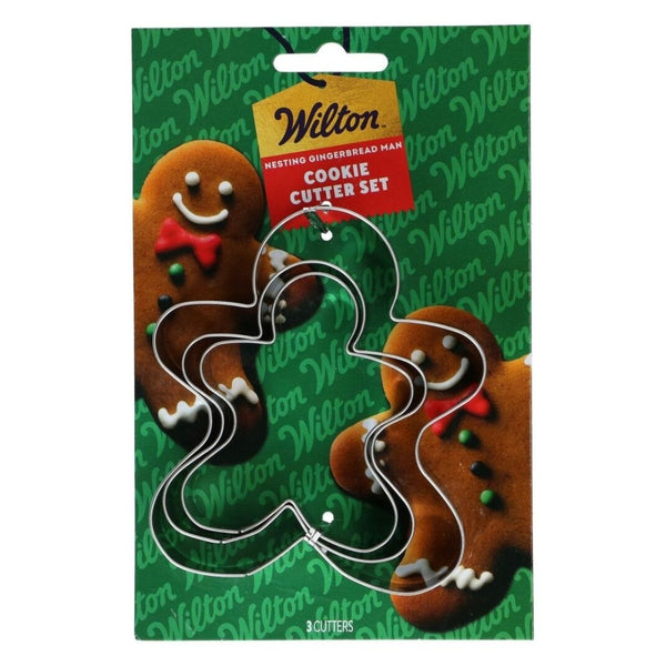 Wilton Gingerbread Man Nesting Cookie Cutter Set Of 3