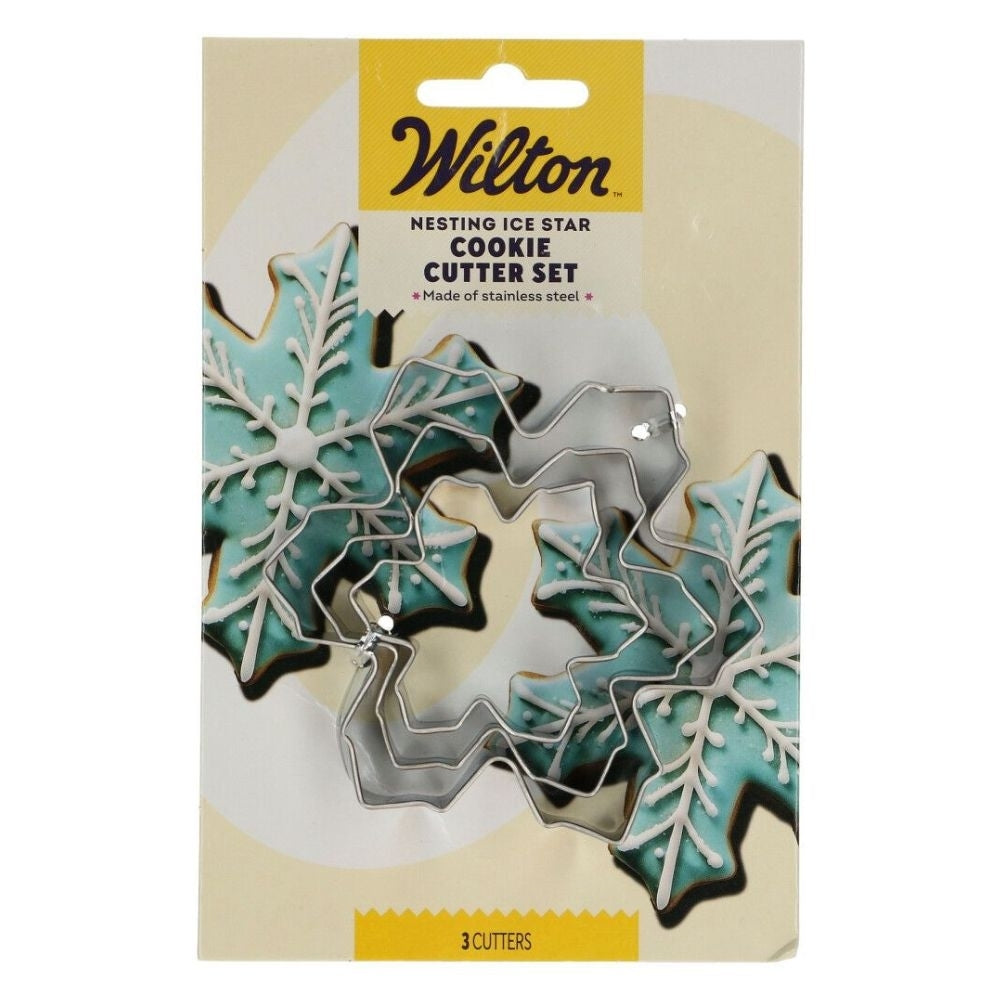 Wilton Ice Star Nesting Cookie Cutter Set Of 3