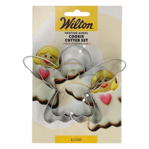 Wilton Angel Nesting Cookie Cutter Set Of 3