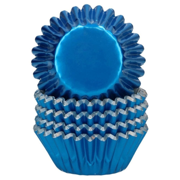 Wilton Blue Metallic Mini Baking Cases x 160