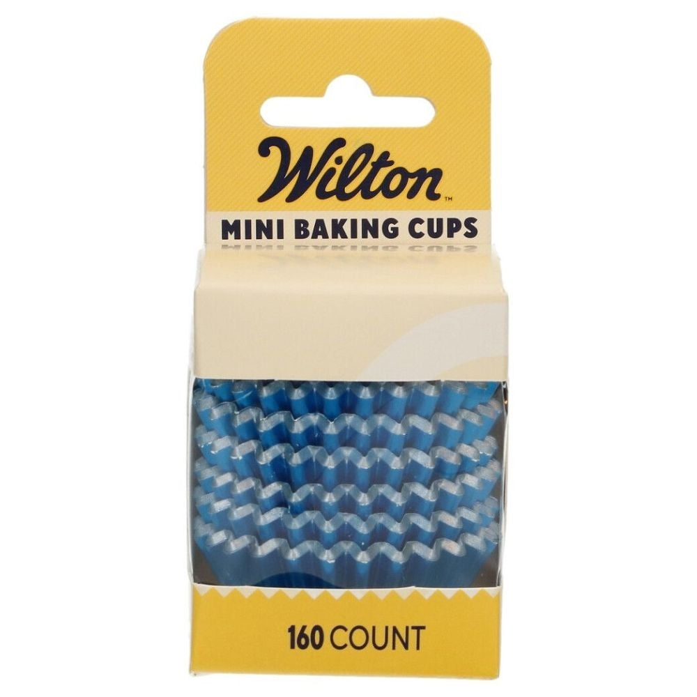 Wilton Blue Metallic Mini Baking Cases x 160