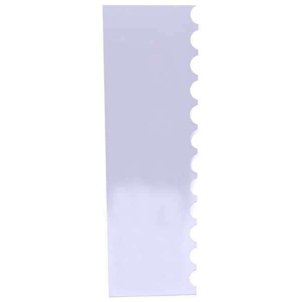 PME Scallop Stripes Tall Patterned Edge Side Scraper