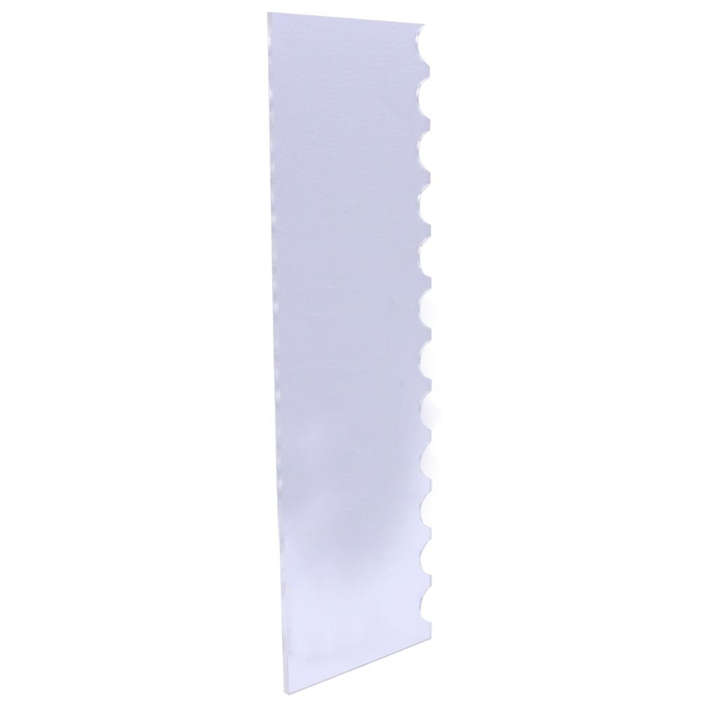 PME Scallop Stripes Tall Patterned Edge Side Scraper