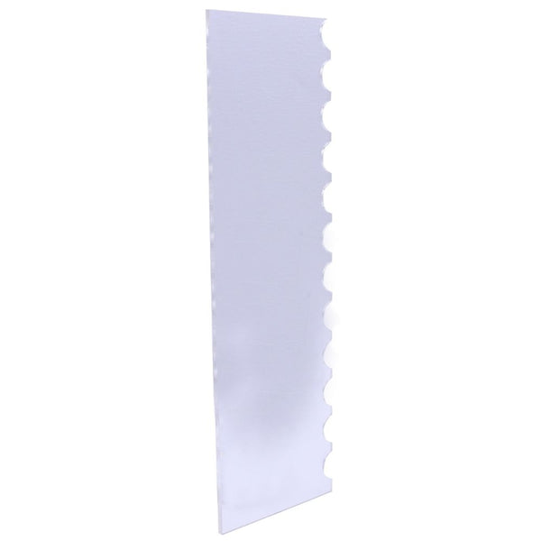 PME Scallop Stripes Tall Patterned Edge Side Scraper