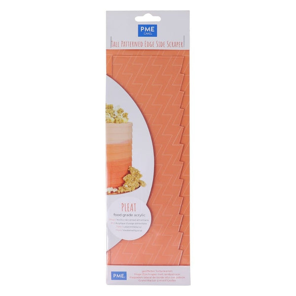 PME Pleat Tall Patterned Edge Side Scraper