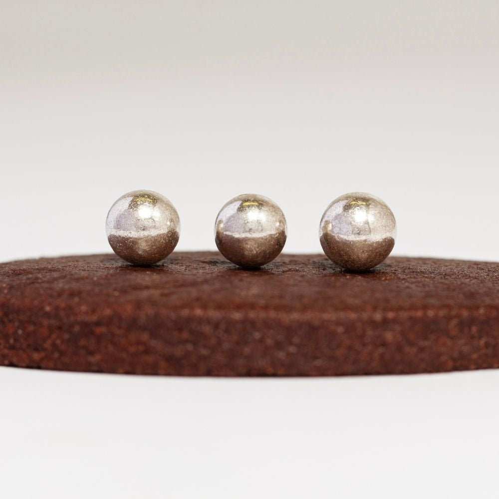 PME Silver 4mm Sugar Pearls 25g