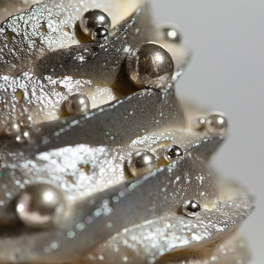 PME Silver 4mm Sugar Pearls 25g