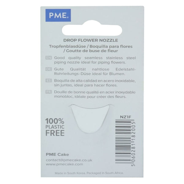 PME No.1F Drop Flower Piping Tip JEM Nozzle