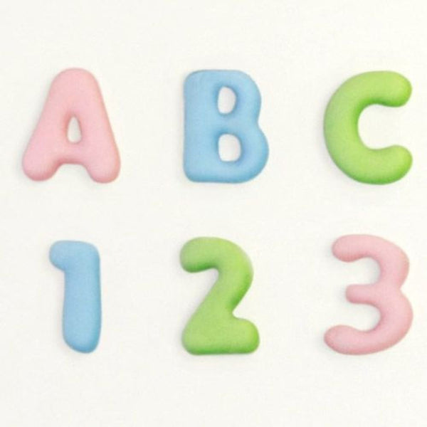 Katy Sue Designs Mini Domed Alphabet & Numbers Silicone Mould