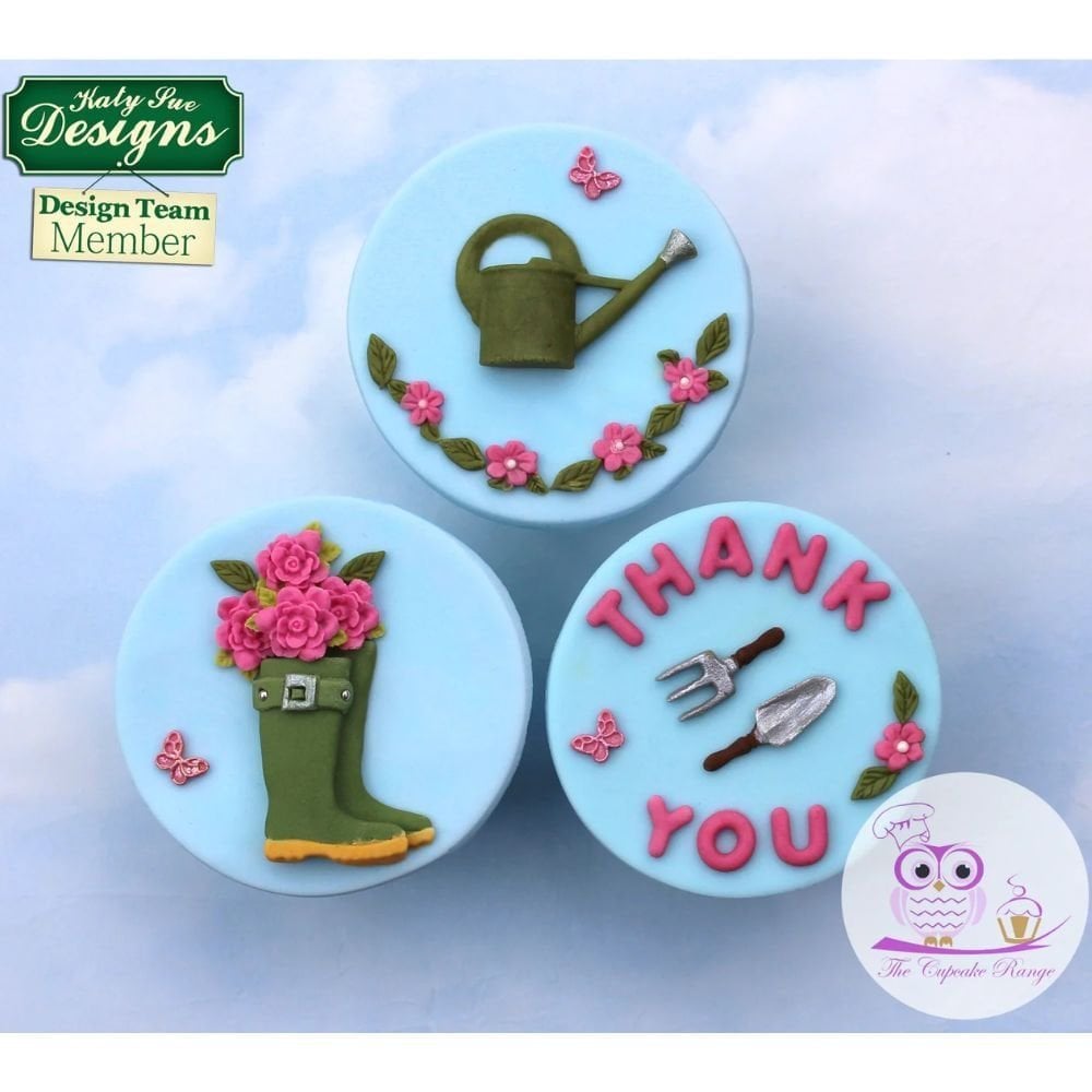 Katy Sue Designs Mini Domed Alphabet & Numbers Silicone Mould