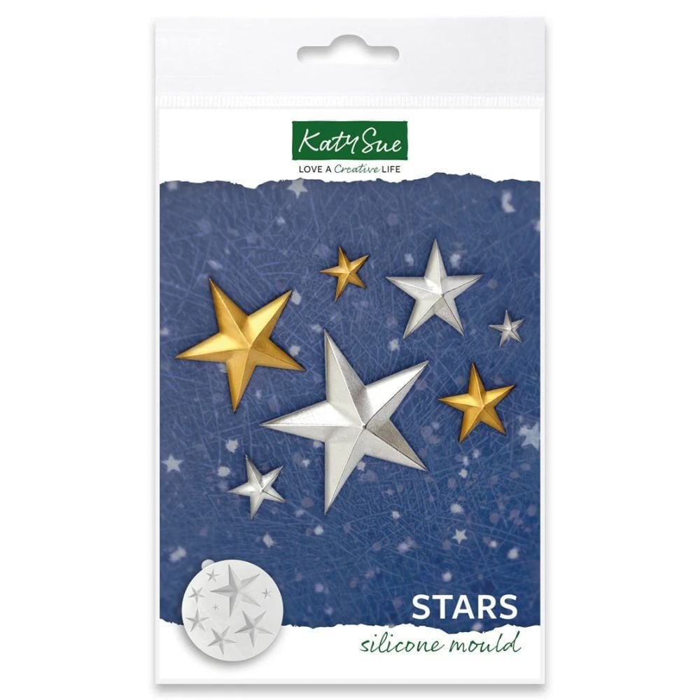 Katy Sue Designs Stars Silicone Mould