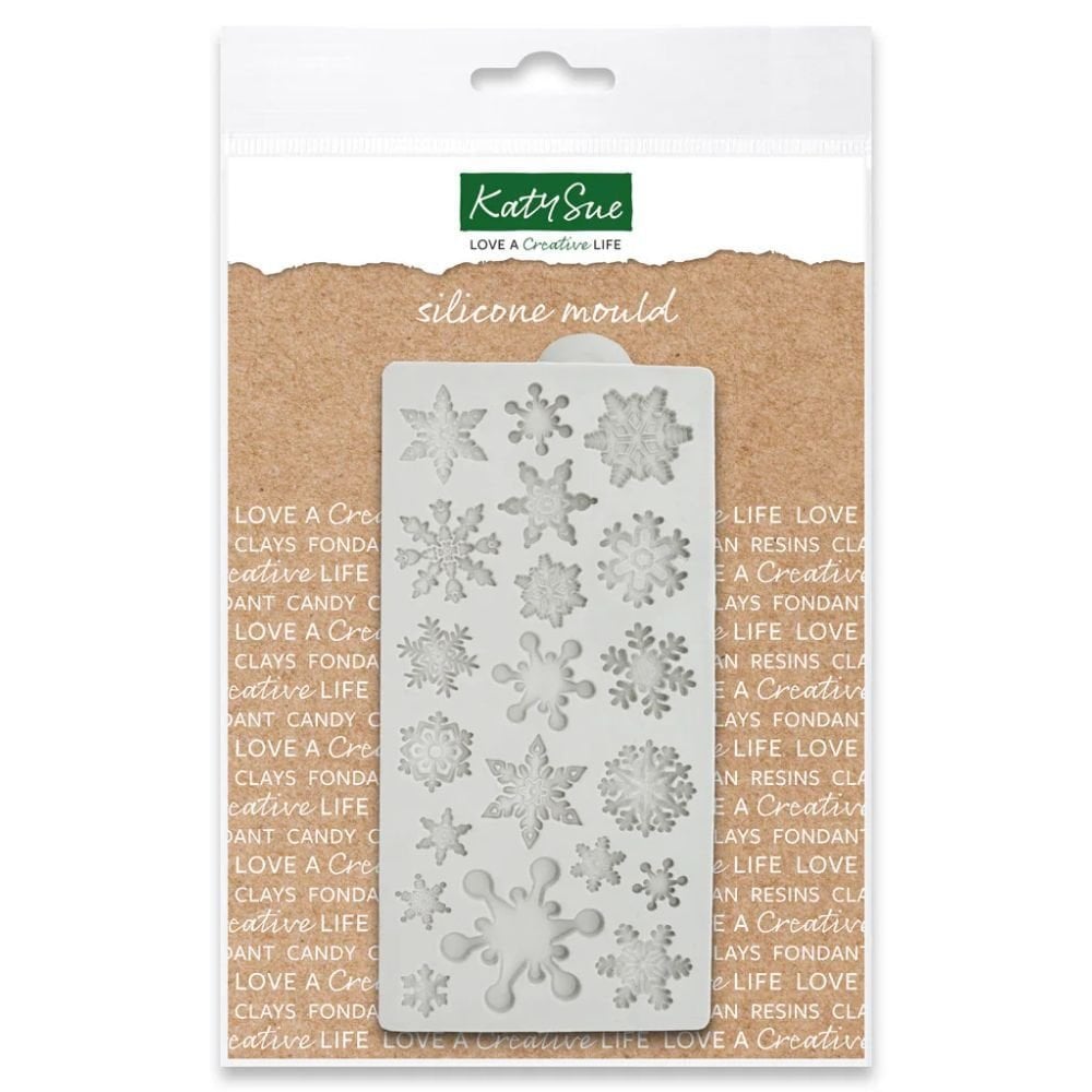 Katy Sue Designs Miniature Snowflakes Silicone Mould