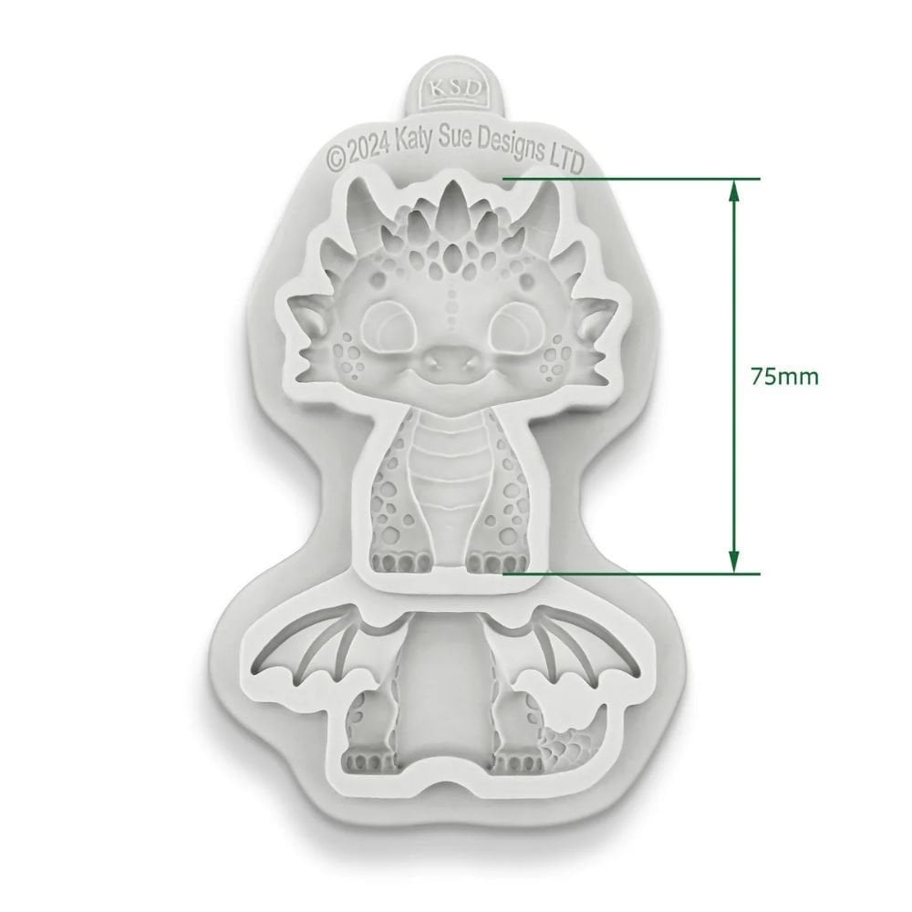Katy Sue Designs Dragon Silicone Mould