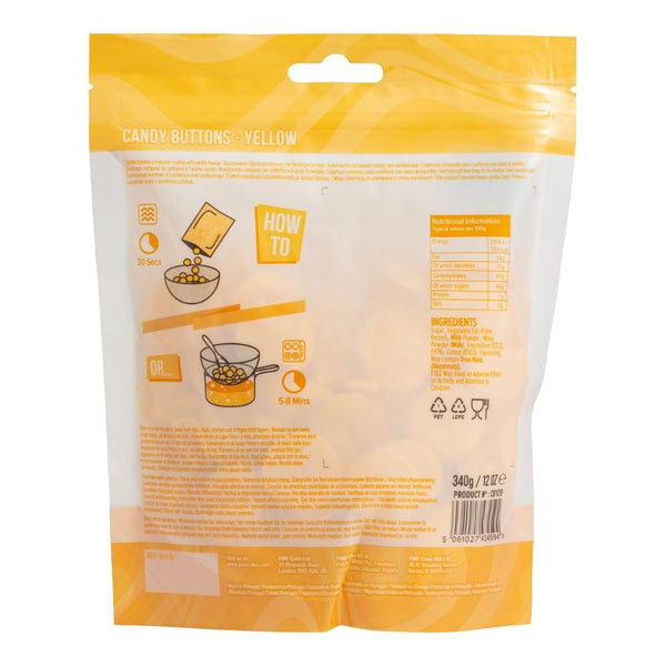 PME Yellow Candy Buttons 340g