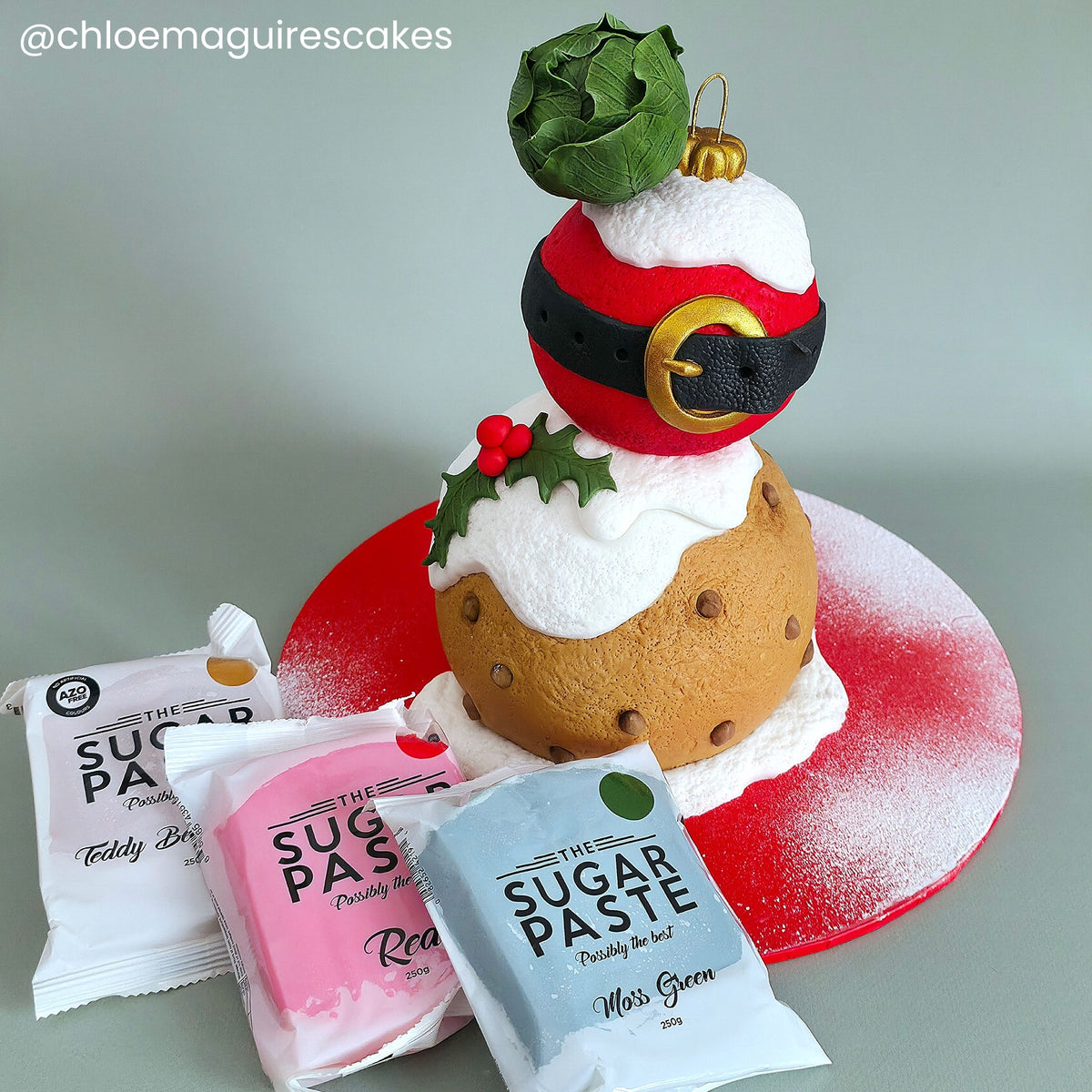THE SUGAR PASTE Red Sugarpaste