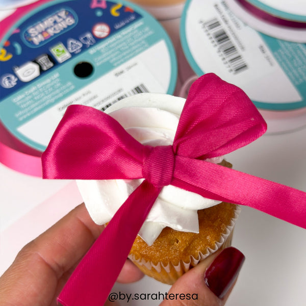Simply Making Hot Pink Food-Safe Ribbon x 20 Metres