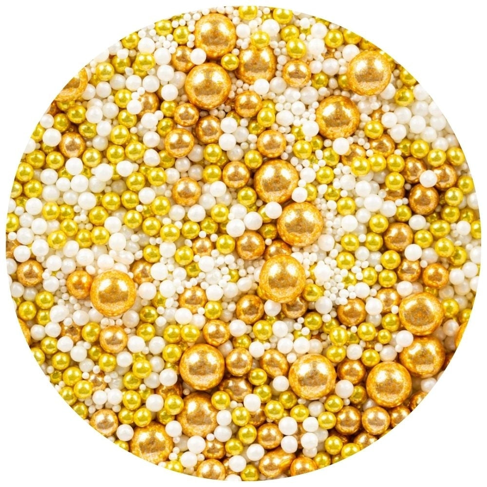 Super Streusel Gold Flake Pearl Mix 90g