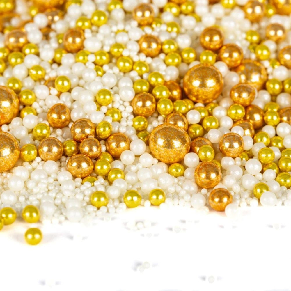 Super Streusel Gold Flake Pearl Mix 90g