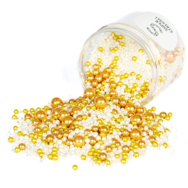 Super Streusel Gold Flake Pearl Mix 90g