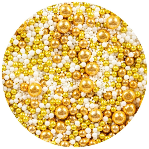 Super Streusel Gold Flake Pearl Mix 90g
