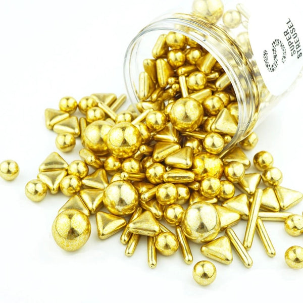 Super Streusel Gold Rods And Balls Mix 90g