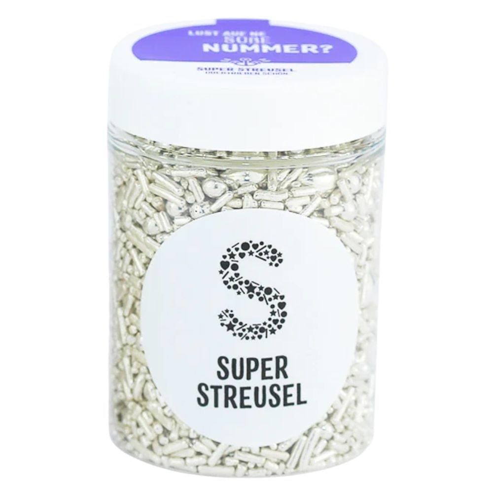 Super Streusel Silver Sprinkle Mix 90g
