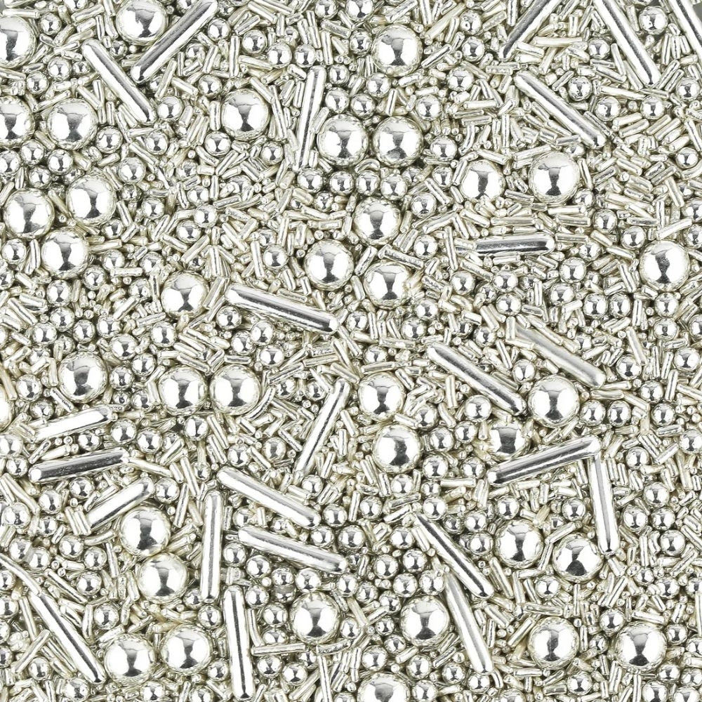 Super Streusel Silver Sprinkle Mix 90g