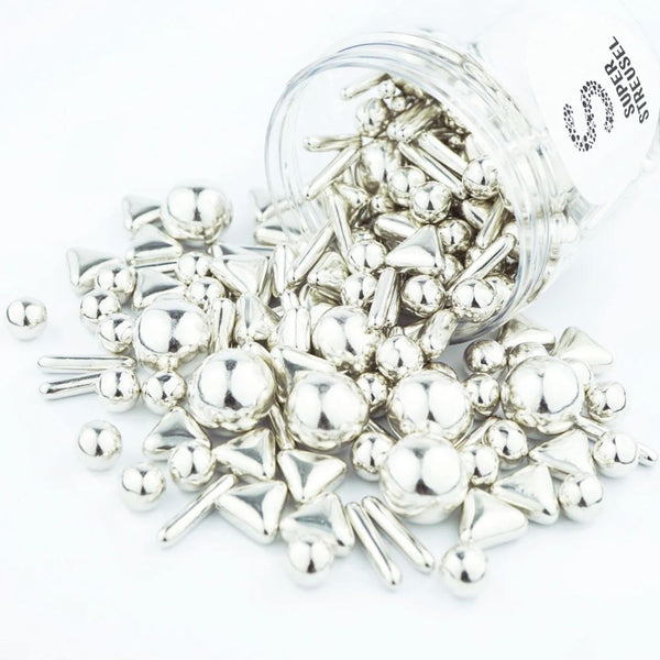 Super Streusel Silver Sprinkle Mix 90g
