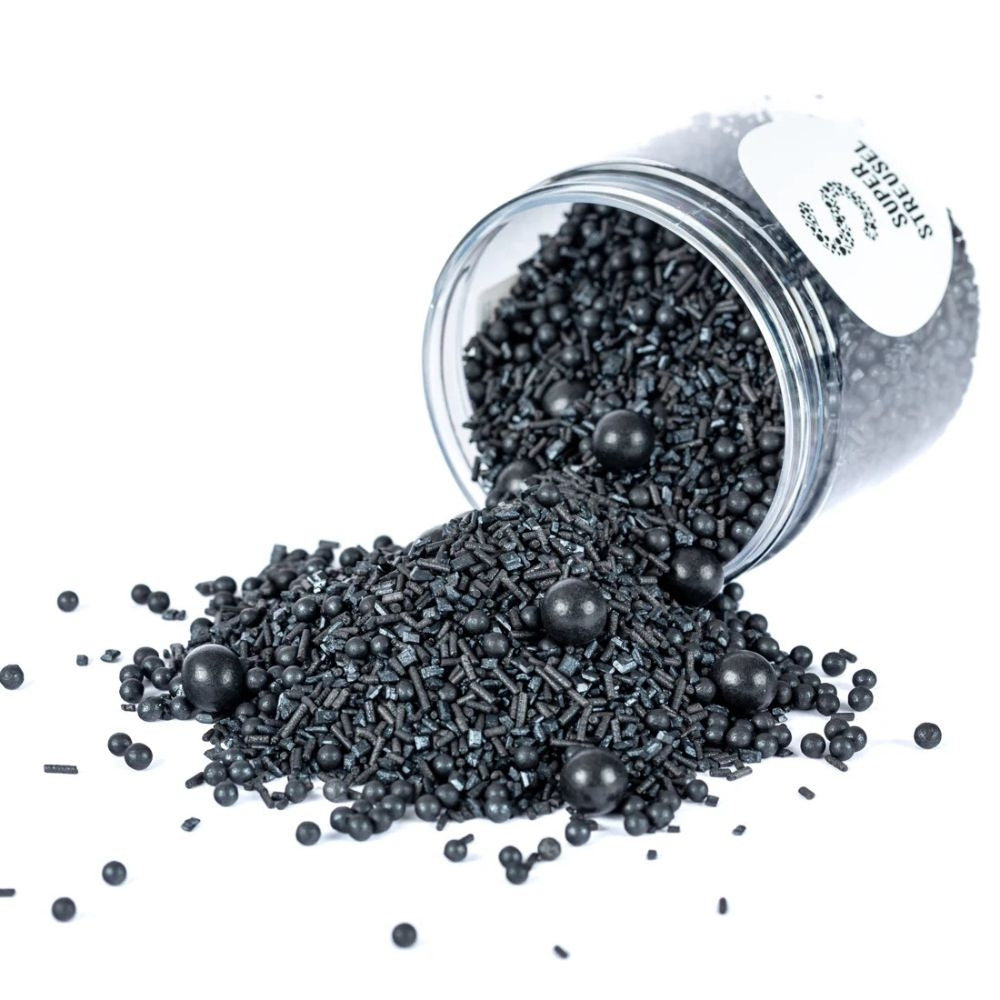 Super Streusel Black Sprinkle Mix 90g