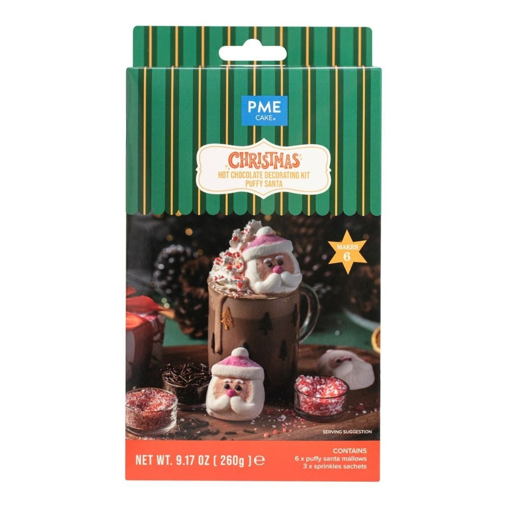 PME Puffy Santa Hot Chocolate Decorating Kit 260g