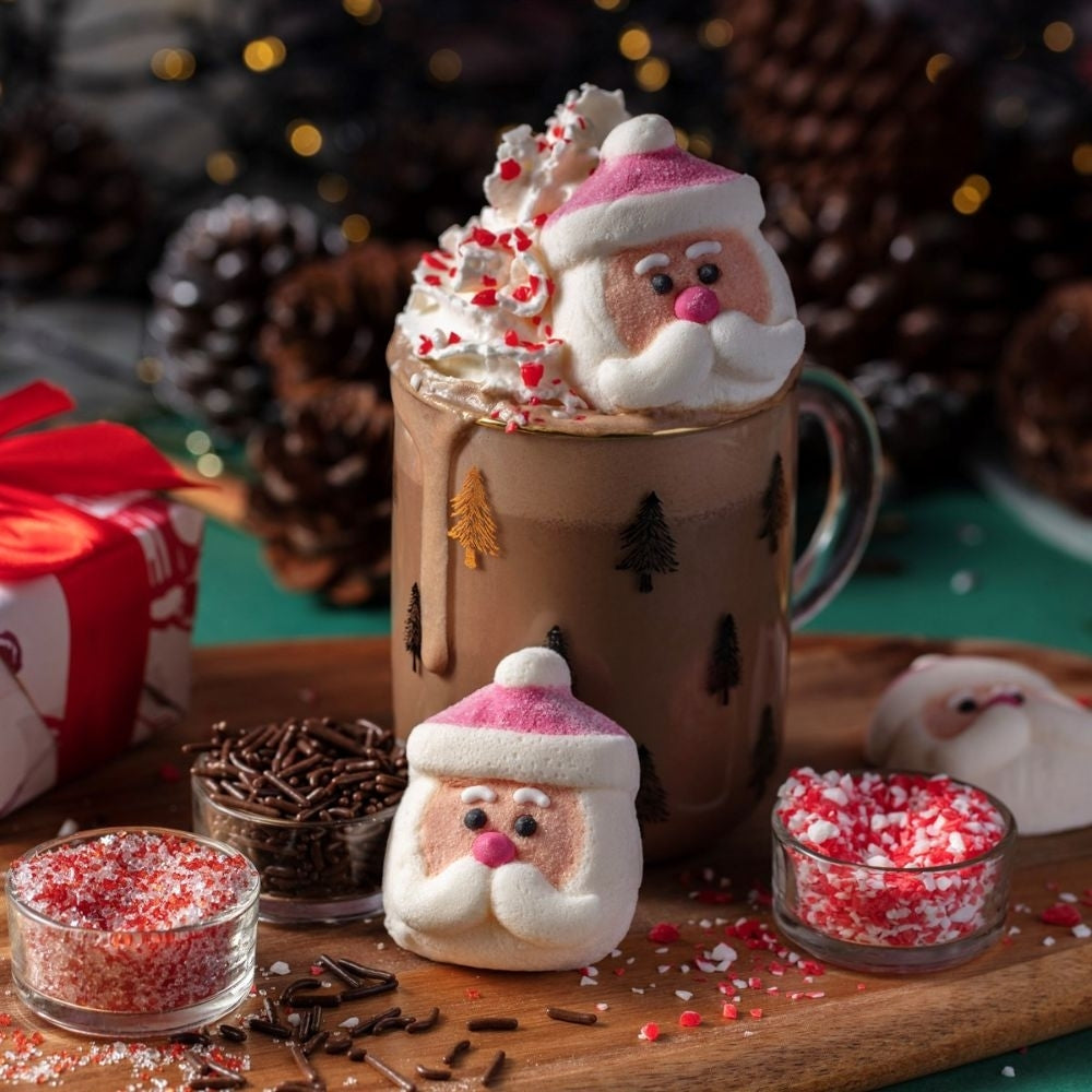 PME Puffy Santa Hot Chocolate Decorating Kit 260g